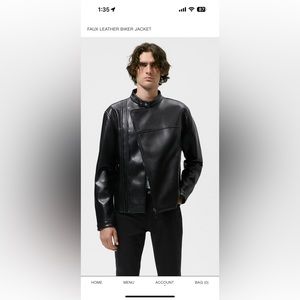 Zara Biker Leather Jacket